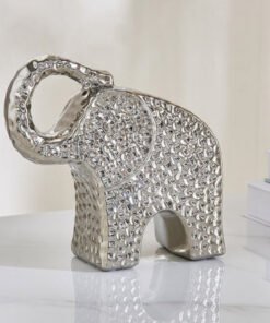 Sansa Duke Ceramic Hammered Finish Elephant Table ...