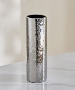 Sansa Duke Ceramic Textured Vase - 12.5x12.5x39 cm