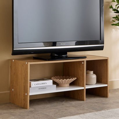Bruno Alford 2-Shelf Low TV Unit for TVs up to 40 ...