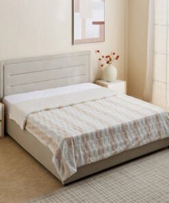 Edure Textured Rabbit Fur King Blanket - 220x240 c...