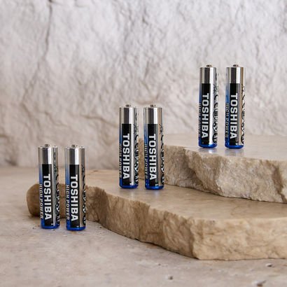 Toshiba 6-Piece AAA High Power Alkaline Battery Se...