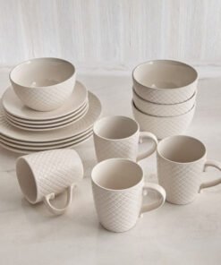 Elegenza 16-Piece Dinner Set - Serves 4