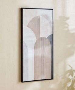 Vivid Framed Hand Painted Abstract Canvas Art - 50...