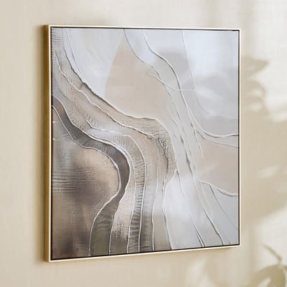 Vivid Framed 60% Hand Painted Abstract Canvas Art ...
