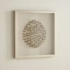 Olivia Light Soil Circle Shadowbox with Wax PS Fra...