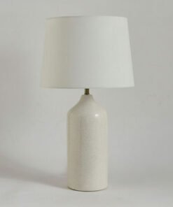Nash-Zoe Big Size Ceramic Table Lamp with Linen Sh...