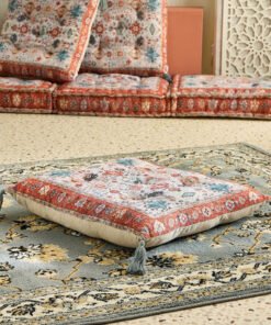 Mahrgan Benza Distress Printed Cushion - 60x60 cm