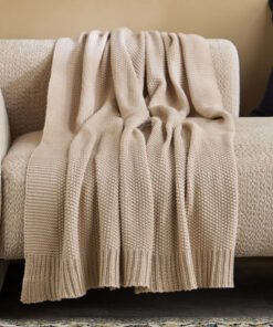 ReVive Knitted Recycled Cotton Throw - 127x152 cm