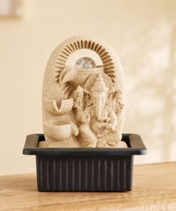 Claro Ganesha Fountain with Rolling Ball and LED L...