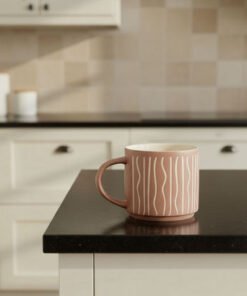 Joanna New Bone China Stripe Mug - 400 ml