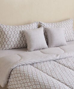 Aurora Zapta 5-Piece Printed Cotton King Comforter...