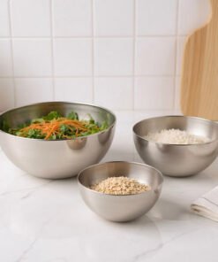 Stilo 3-Piece Steel Mixing Bowl Set