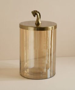 Astro Decor Jar with Horse Lid - 15x15x27 cm