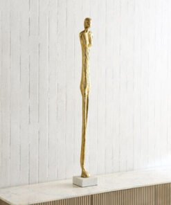 Blake Floor Human Sculpture with Marble Base - 12....