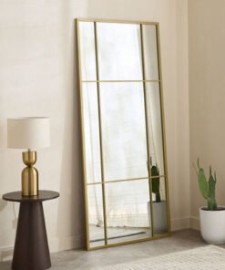 Sana Bruce Metal Extra Large Leaner Mirror - 80x18...
