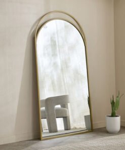 Sana Bruce Metal Extra Large Leaner Mirror - 100x2...