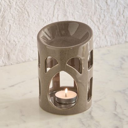 Zest Abiah Ceramic Oil Burner - 9x8.5x12.5 cm