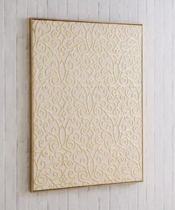 Orson 80% Hand-Painted Foil Traditional Framed Can...