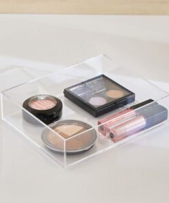 Crystal Stackable Vanity Tray - 15.6x19.1x4.8 cm