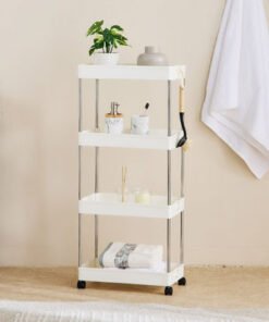 Ovio 4-Tier Storage Trolley - 40x22x86 cm