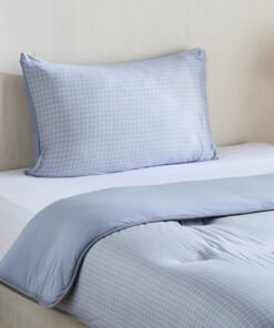 Ferum 2-Piece Stripe Microfibre Jersey Twin Comfor...