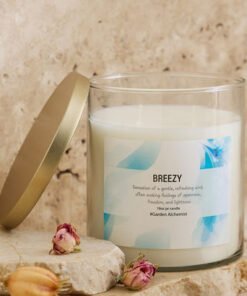 Aure Breezy Fragrance Jar Candle with Metal Lid - ...