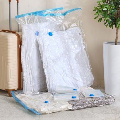 Saga 6-Piece Vacuum Bag Set with Pump - 100x70 cm