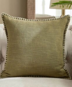 Foliera Stitch Solid Filled Cushion - 45x45 cm