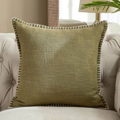 Foliera Stitch Solid Filled Cushion - 45x45 cm