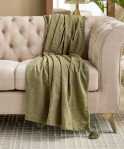 Foliera Chenille Solid Throw - 130x170 cm