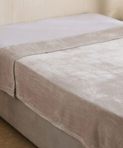 Nova Solid Flannel Twin Blanket - 140x200 cm