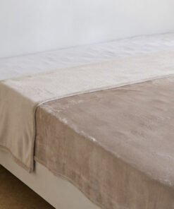 Nova Solid Flannel Queen Blanket - 200x220 cm
