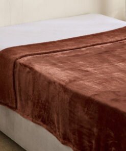 Nova Solid Flannel Twin Blanket - 140x200 cm