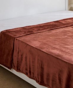 Nova Solid Flannel Queen Blanket - 200x220 cm