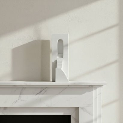 Verdant Polyresin Staircase Table Accent - 15x13x3...