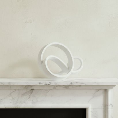 Verdant Polyresin Loop Table Decor Accent - 25x15....