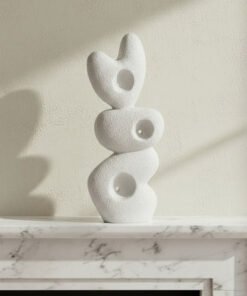 Verdant Polyresin Stuco Finish Abstract Decor - 13...