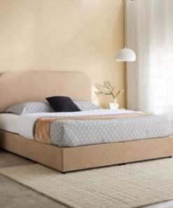 Curvy Adrea Upholstered Twin Bed - 120x200 cm