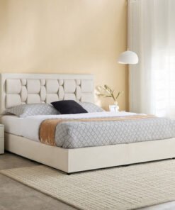 Curvy Siena King Upholstered Bed - 180x200 cm