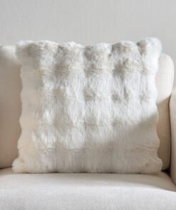 Ness 2 Side Brushed Bubble Faux Fur Filled Cushion...