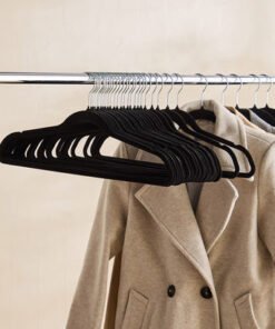 Luke Flocking Clothes Hanger - Set of 30