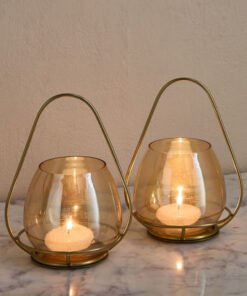 Kumudh Zen 2-Piece Decorative Tealight Holder Set ...