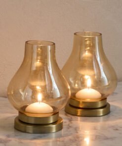 Kumudh Zen 2-Piece Decorative Tealight Holder Set ...