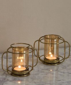 Kumudh Zen 2-Piece Decorative Tealight Holder Set ...