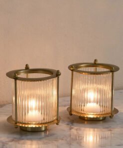 Kumudh Zen 2-Piece Decorative Tealight Candleholde...