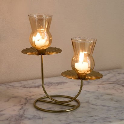 Kumudh Zen Decorative Multi Tealight Candleholder ...