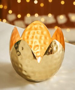 Kumudh Noore Decorative Hammered Votive Candlehold...