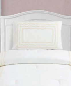 Joy Noa 2-Piece Microfiber Embroidered Twin Comfor...