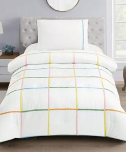 Joy Theo 2-Piece Microfiber Embroidered Single Com...