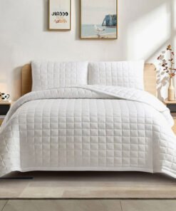 Lexus 3-Piece Prewashed Microfibe Twin Quilt Set -...